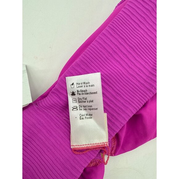 LSpace Womens Willow Top Medium Ribbed Magenta Pink - Picture 7 of 8